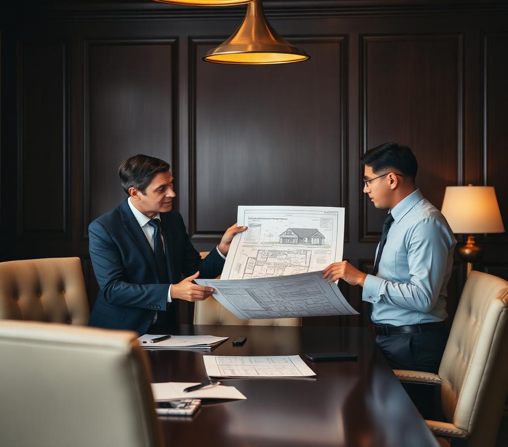 AP Pinnacle acquisitions team reviewing development plans